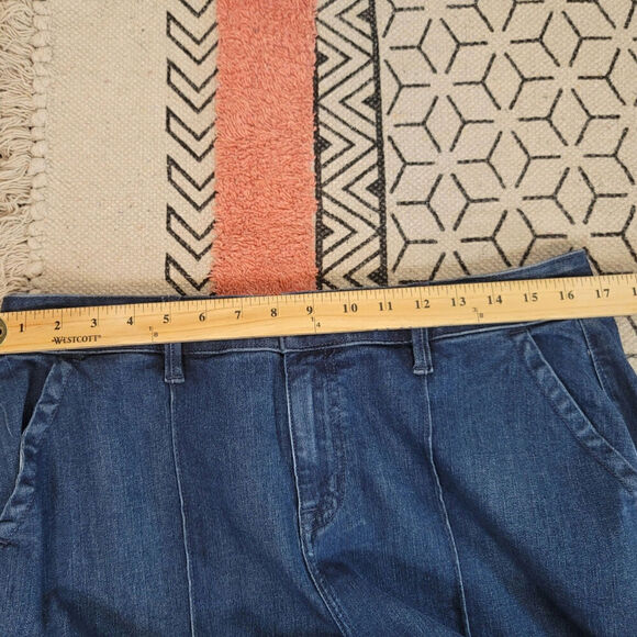 LANE BRYANT WIDE LEG FRONT SEAM TROUSER JEAN, SZ 14 - Picture 11 of 14